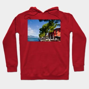 Autumn sunshine on Lake Garda Hoodie